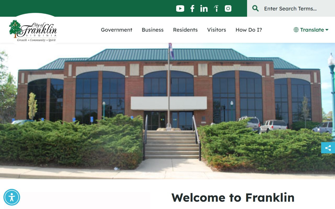 Franklin Bench Warrants city police department