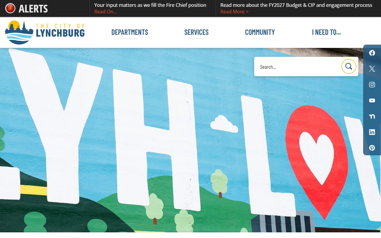 Lynchburg Bench Warrants Police Department page