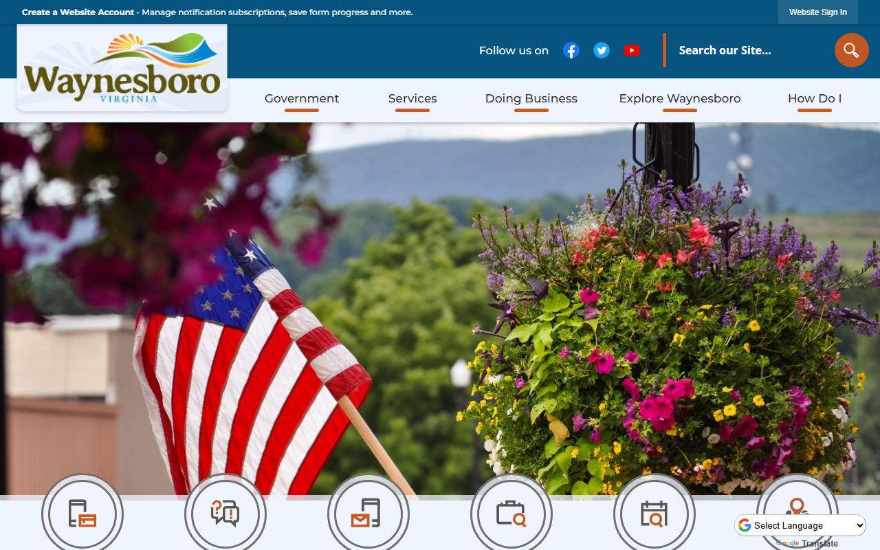 Waynesboro Bench Warrants police department page