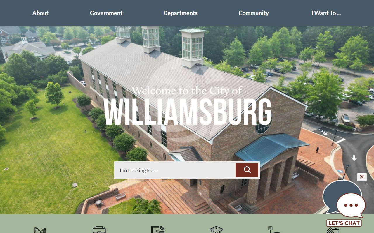 Williamsburg Bench Warrants police department page