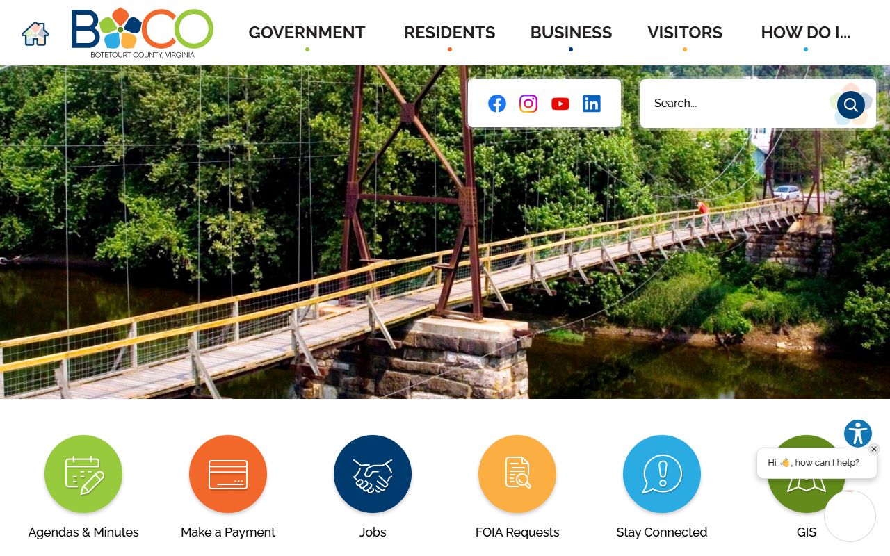 Botetourt County Bench Warrants - Sheriff's Office website