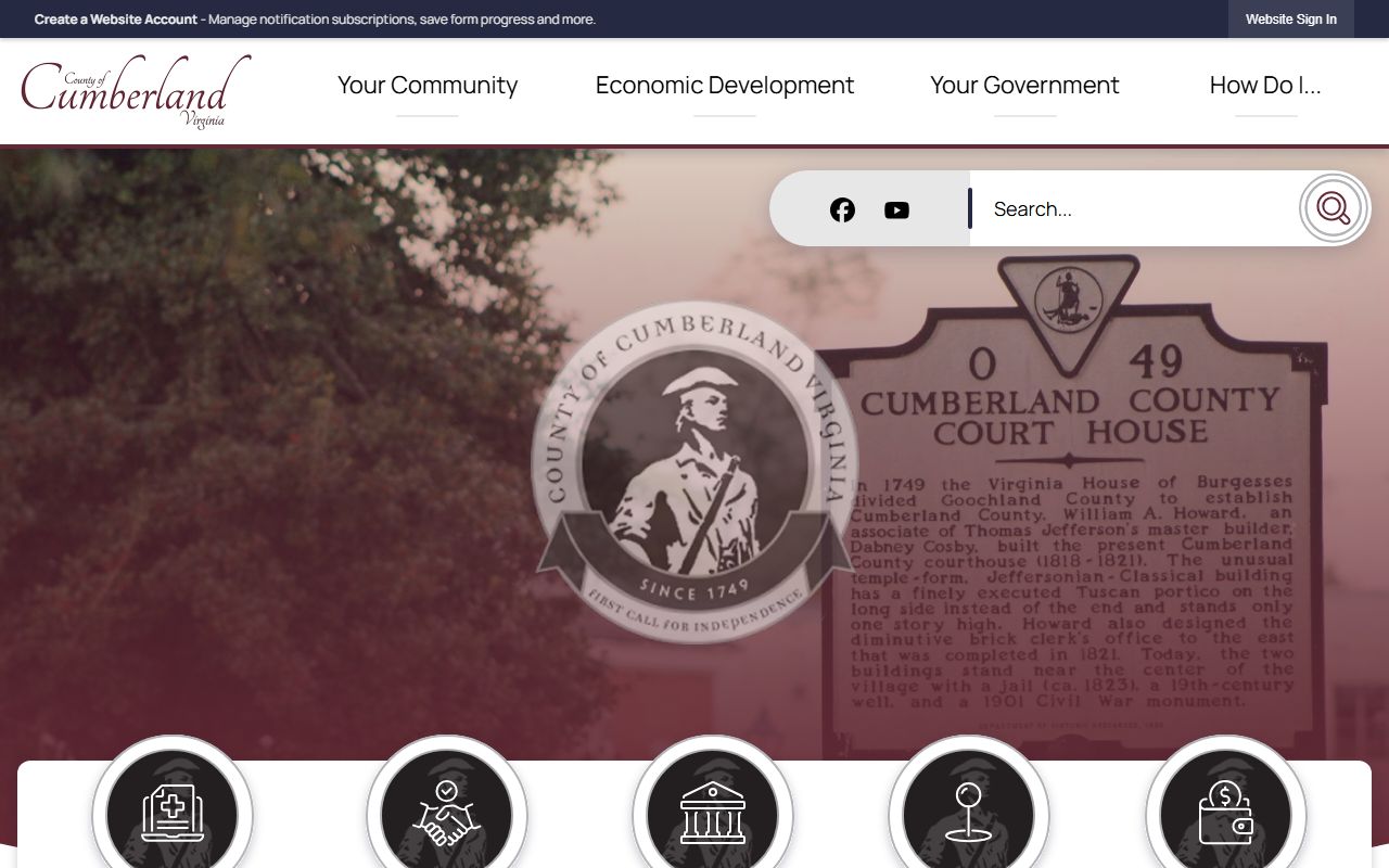 Cumberland County Bench Warrants Sheriff's Office page