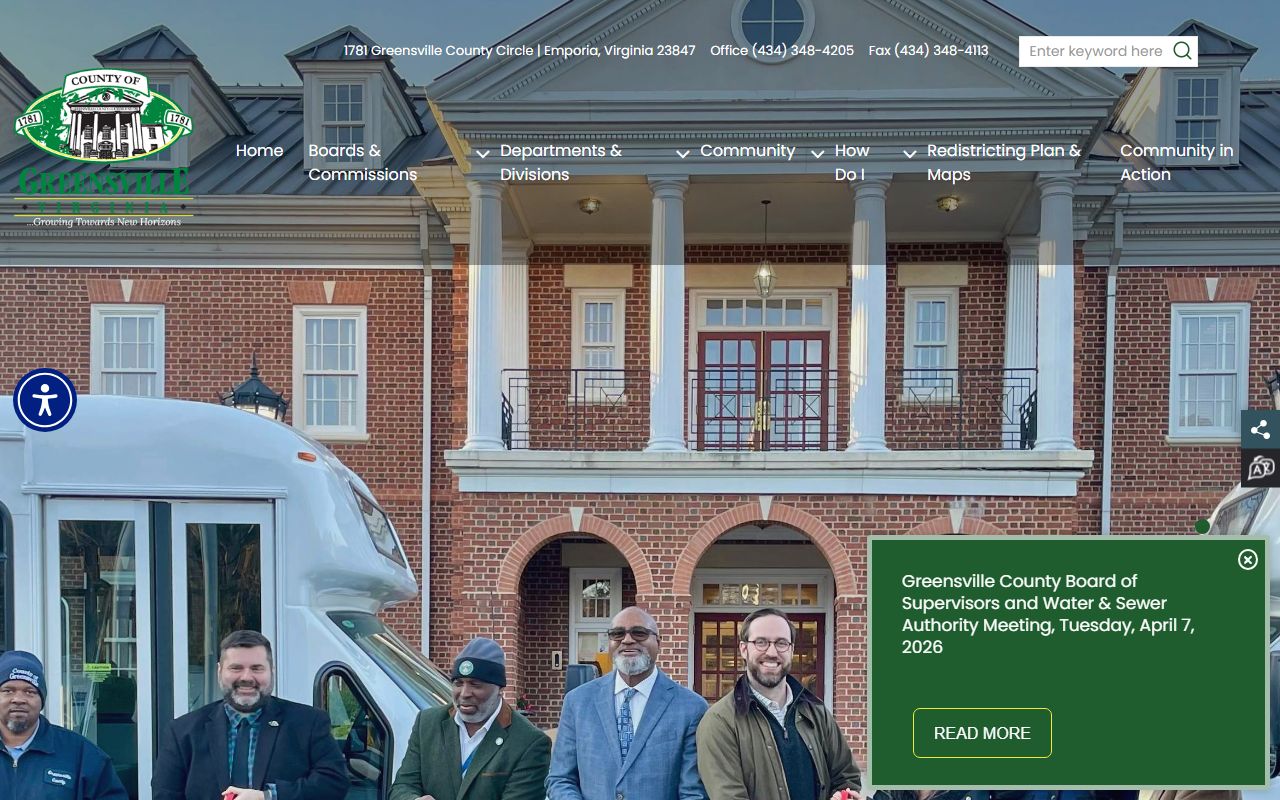 Greensville County Bench Warrants Sheriff's Office page