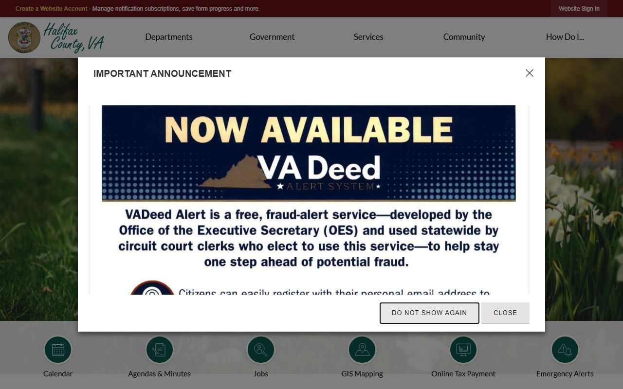 Halifax County bench warrants search portal