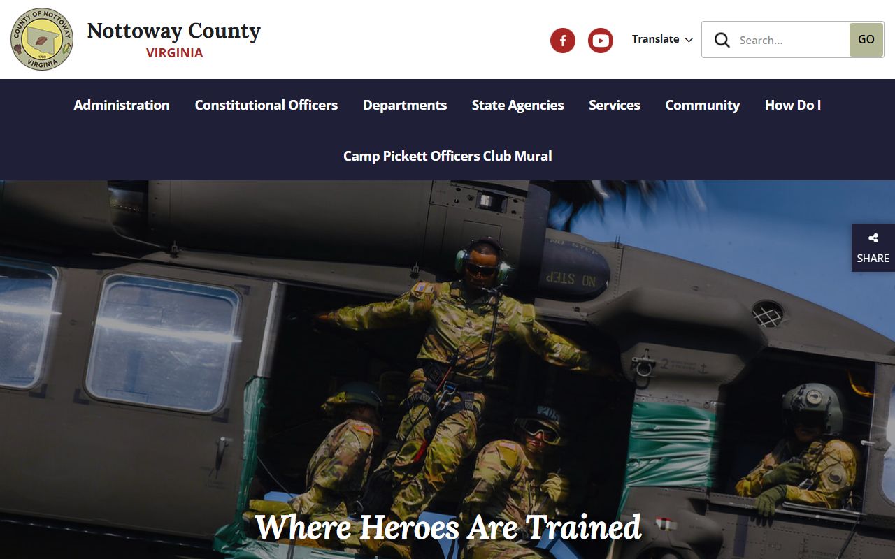 Nottoway County Bench Warrants Sheriff's Office page